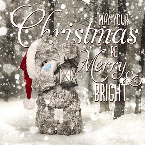 3D Holographic Tatty Teddy  Me to You Bear Christmas Card £2.99